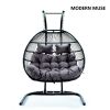 Modern Muse FOLDING DOUBLE SWING CHAIR w/CUSHION