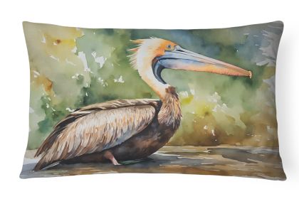 Nautical Collection Throw Pillow Throw Pillow for Indoor Couch Bed Outdoor Patio Washable, Pelican 2853,12Hx16W