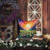 Colorful Daffodils Throw Pillow Machine Washable, Indoor Outdoor Decorative Pillow for Couch, Bed or Patio, 14Hx14W