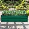 40 Inch x 32 Inch Patio Raised Garden Bed for Vegetable Flower Planting