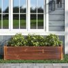 Large Garden Planter Raised Bed Indoor Outdoor Patio Flower Plant Herbs Pot Boxs Pine Wood