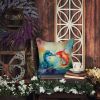 Seahorses Throw Pillow Machine Washable, Indoor Outdoor Decorative Pillow for Couch, Bed or Patio, 14Hx14W