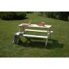 Garden Kids Wooden Picnic Bench Outdoor Patio Dining Table 37 X 10.8 X 4.9 Brown Desk Camping Supplies Chair Pliante Tables