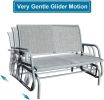 2 Person Swing Glider Chair Patio Swing Bench Garden Rocking Seat for Outdoor Patio,Backyard,Deck Swimming Pool