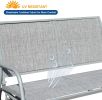 2 Person Swing Glider Chair Patio Swing Bench Garden Rocking Seat for Outdoor Patio,Backyard,Deck Swimming Pool