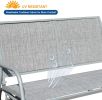 2 Person Swing Glider Chair Patio Swing Bench Garden Rocking Seat for Outdoor Patio,Backyard,Deck Swimming Pool